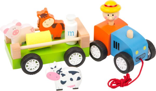 Žaislų klubas Tampomas žaislas - ūkininkas ir jo gyvūnai