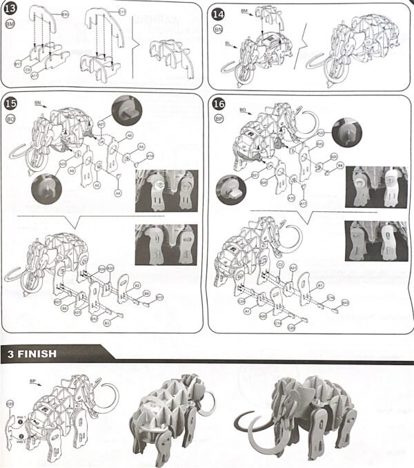 Žaislų klubas Konstruktorius - mamutas