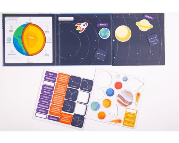 Žaislų klubas Magnetinė knyga apie Saulės sistemą