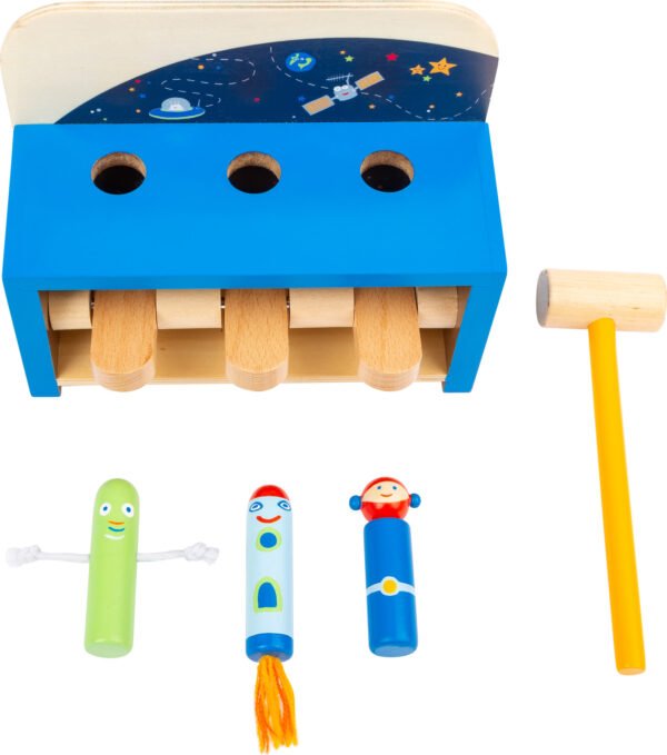 Žaislų klubas Kosmoso stalelis su plaktuku